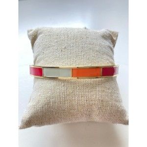 J.Crew gold tone enamel bangle Bracelet